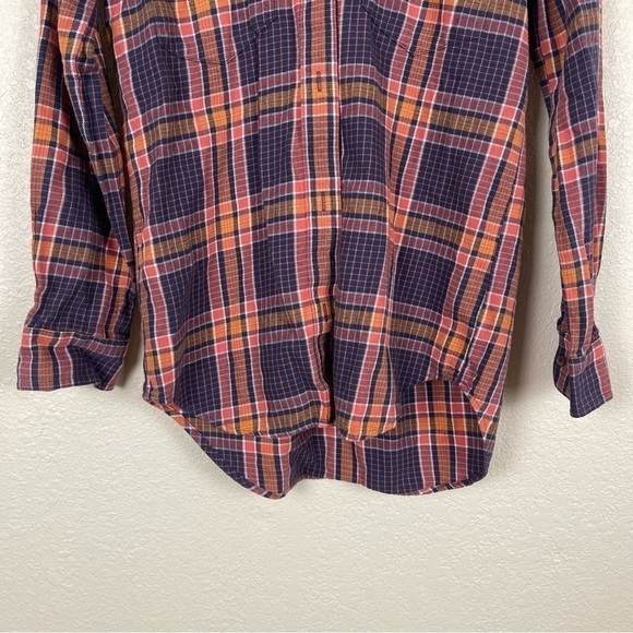 Madewell Classic Plaid Long Sleeve Button Front Shirt Size XXS Women - Picture 6 of 9